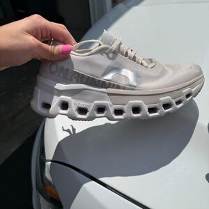 On Running White Sneakers with CloudTec Cushioning